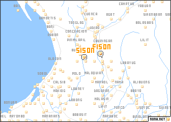 map of Sison