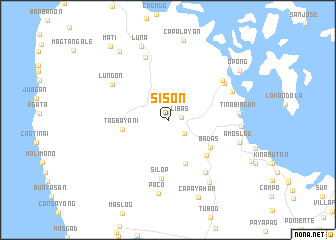 map of Sison