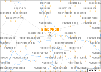 map of Sisŏphŏn