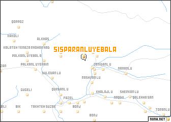 map of Sīsparānlū-ye Bālā