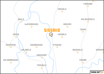 map of Sissako