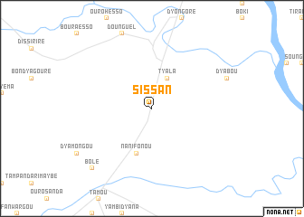 map of Sissan