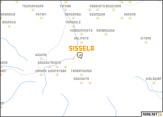 map of Sisséla