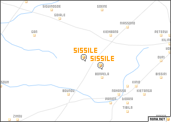 map of Sissilé