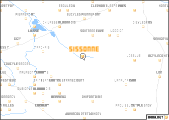 map of Sissonne