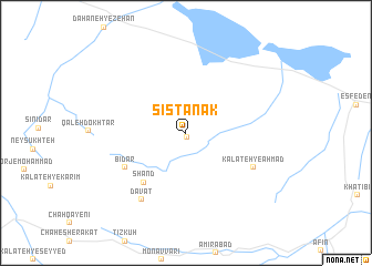 map of Sīstānak