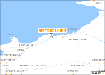 map of Sista-Palkino