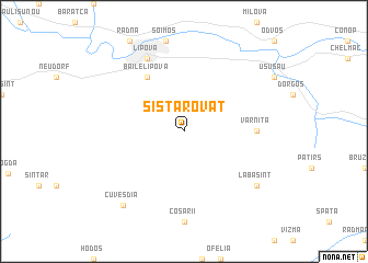 map of Şiştarovăţ