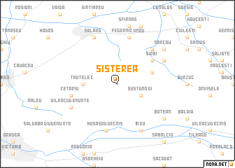 map of Şişterea