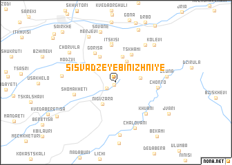 map of Sisvadzeyebi Nizhniye