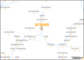 map of Sitadian