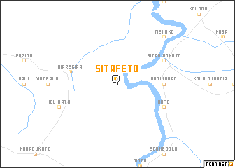 map of Sitaféto