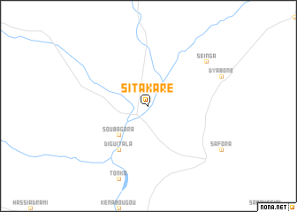 map of Sitakaré