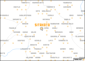 map of Sitakoto