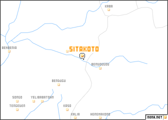 map of Sitakoto