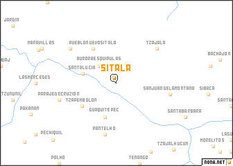 map of Sitalá