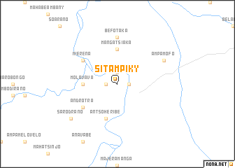 map of Sitampiky