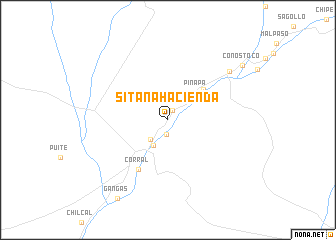 map of Sitana Hacienda