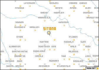 map of Sitana