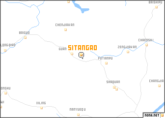 map of Sitang\