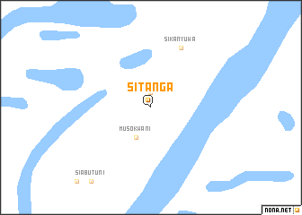 map of Sitanga