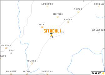 map of Sitaouli