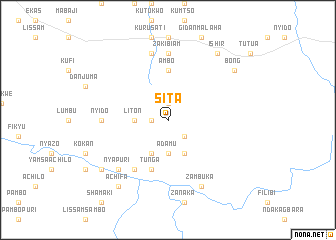 map of Sita