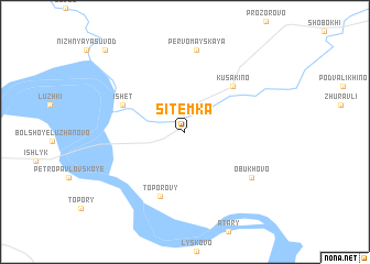 map of Sitemka