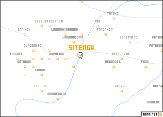 map of Sitenga