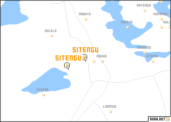 map of Sitengu