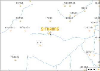 map of Sithaung