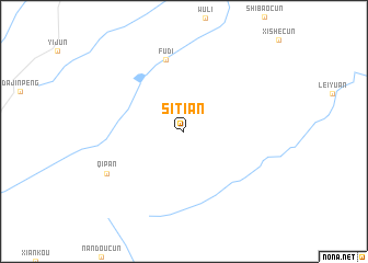 map of Sitian