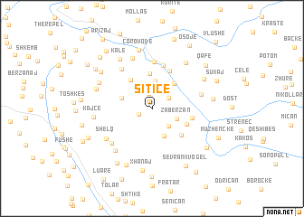 map of Sitice