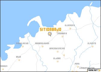 map of Sitio Abajo