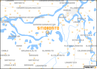 map of Sitio Bonito