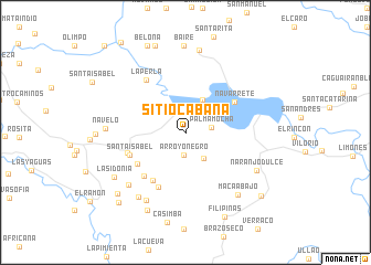 map of Sitio Cabaña