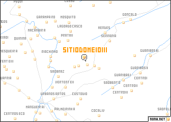 map of Sítio do Meio III