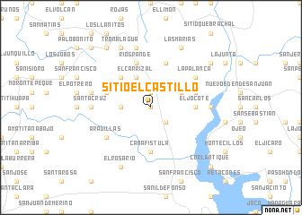 map of Sitio El Castillo