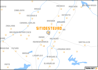 map of Sítio Estevao