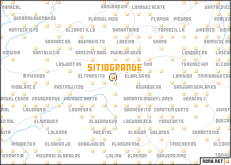 map of Sitio Grande