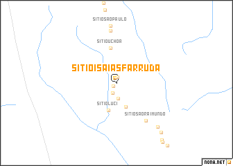 map of Sítio Isaías F. Arruda
