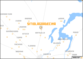 map of Sítio Lagoa de Cima