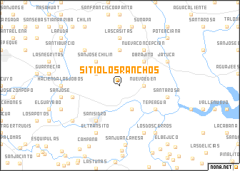 map of Sitio Los Ranchos