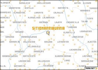 map of Sitio Marriburria