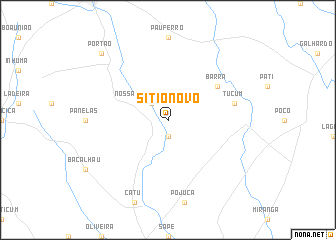 map of Sítio Novo