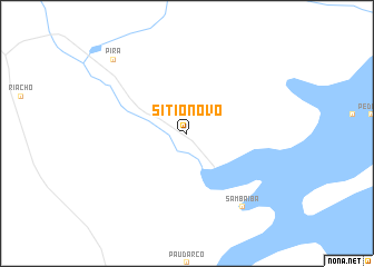 map of Sítio Novo
