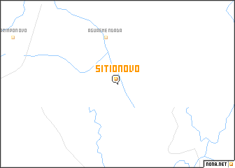 map of Sítio Novo