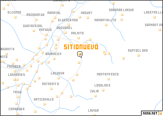 map of Sitio Nuevo