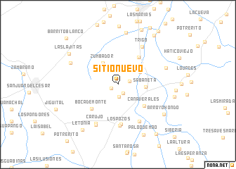 map of Sitio Nuevo