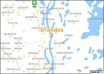 map of Sitionuevo